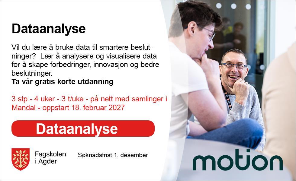 annonse dataanalyse - Klikk for stort bilde